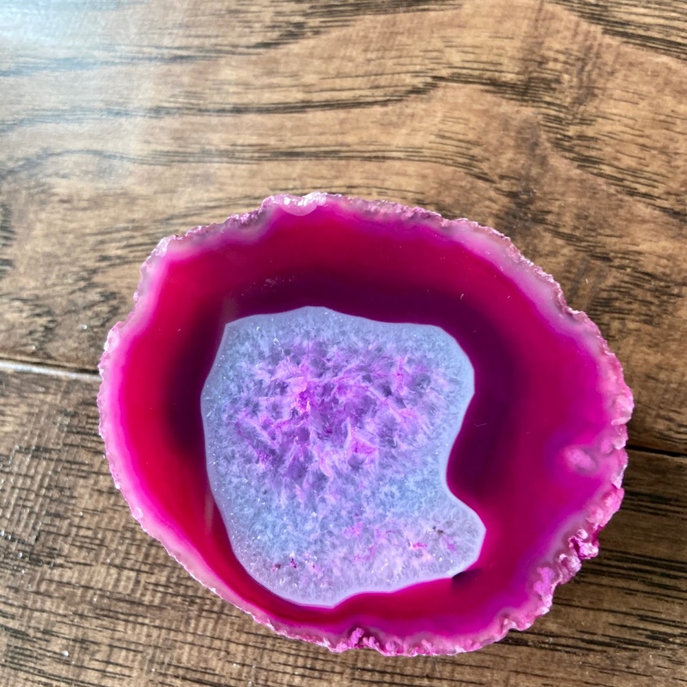 Pink agate